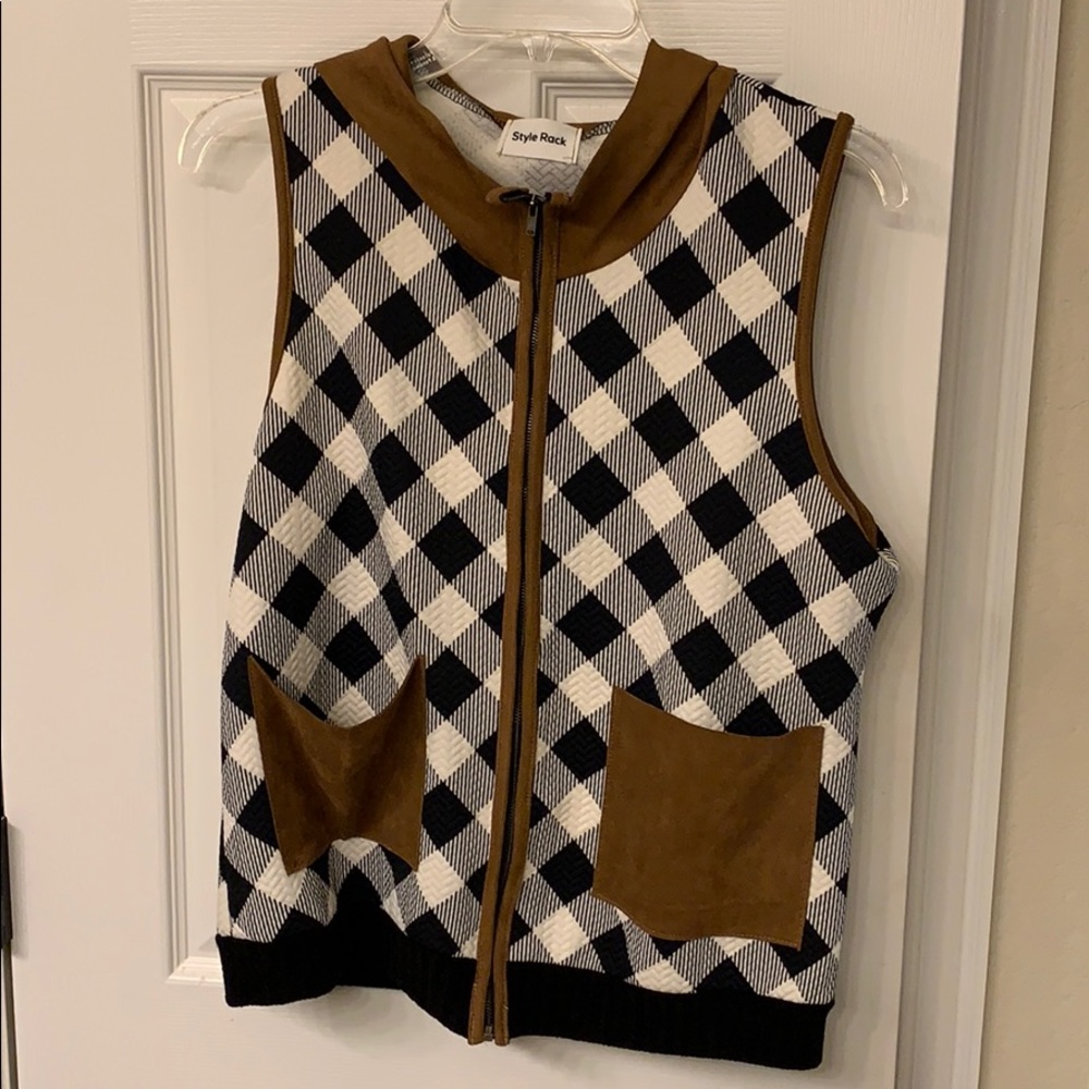 Plaid vest